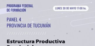 Panel «Estructura Productiva Provincial»